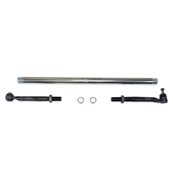 Apex Chassis - Heavy Duty ProLock Polished Aluminum Tie Rod Assembly Fits: 05-25 F250/F350 Super Duty Apex Chassis