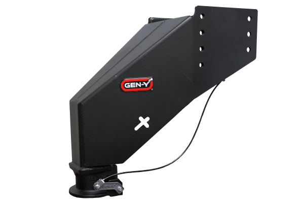 Gen Y Hitch - Nomad Static Fifth Wheel to Gooseneck 2 5/16 Inch Coupler 6.5K TW 30K Overall Towing Texture Black Fits Rhino Frames Gen Y Hitch