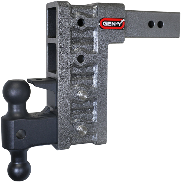 Gen Y Hitch - Mega Duty 2.5 Inch Shank 9 Inch Drop 3K TW 21K Hitch & GH-061 Dual-Ball & GH-062 Pintle Lock Gen Y Hitch