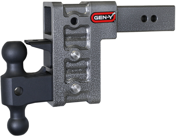 Gen Y Hitch - Mega Duty 2.5 Inch Shank 6 Inch Drop 3K TW 21K Hitch & GH-061 Dual-Ball & GH-062 Pintle Lock Gen Y Hitch