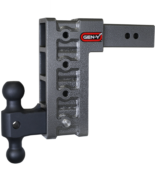 Gen Y Hitch - Mega Duty 2.5 Inch Shank 9 Inch Drop 3K TW 21K Hitch & GH-061 Dual-Ball Gen Y Hitch