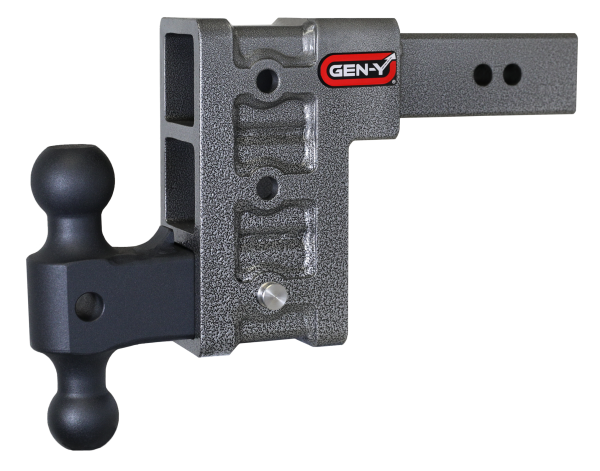 Gen Y Hitch - Mega Duty 2.5 Inch Shank 6 Inch Drop 3K TW 21K Hitch & GH-061 Dual-Ball Gen Y Hitch