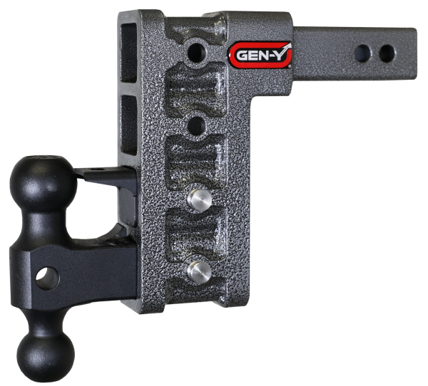 Gen Y Hitch - Mega Duty 2 Inch Shank 7.5 Inch Drop 2K TW 16K Hitch & GH-051 Dual-Ball & GH-032 Pintle Lock Gen Y Hitch