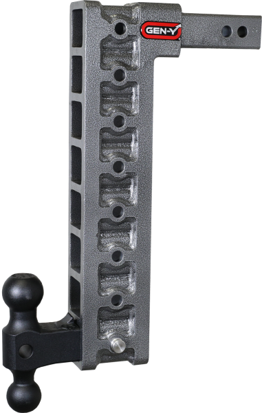 Gen Y Hitch - Mega Duty 2 Inch Shank 17.5 Inch Drop 2K TW 16K Hitch & GH-051 Dual-Ball & GH-0100 Stabilizer Kit Gen Y Hitch