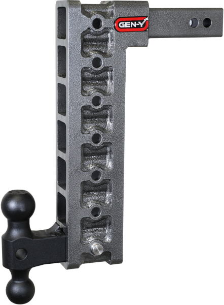 Gen Y Hitch - Mega Duty 2 Inch Shank 15 Inch Drop 2K TW 16K Hitch & GH-051 Dual-Ball & GH-0100 Stabilizer Kit Gen Y Hitch