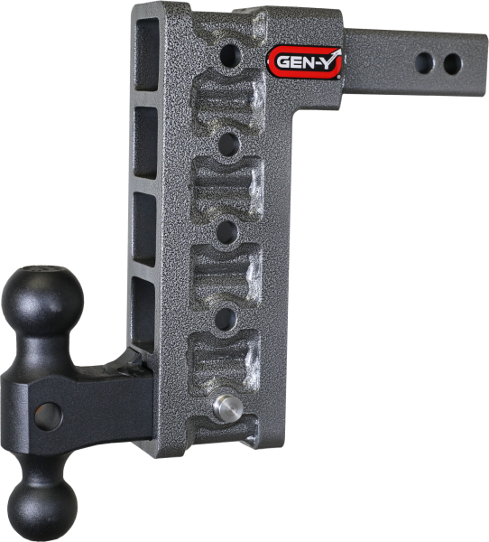 Gen Y Hitch - Mega Duty 2 Inch Shank 10 Inch Drop 2K TW 16K Hitch & GH-051 Dual-Ball Gen Y Hitch