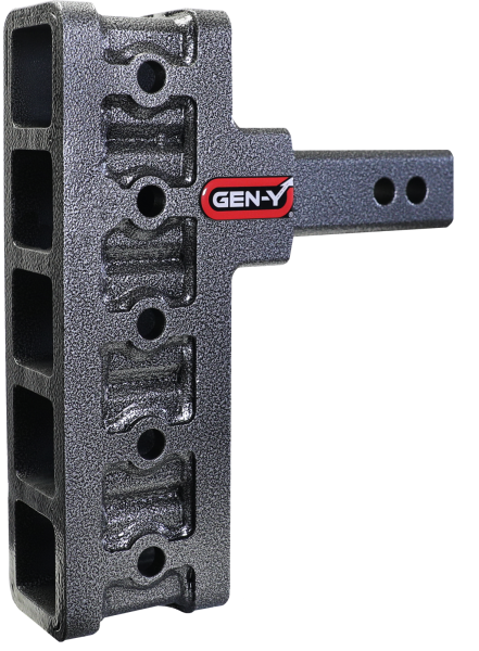 Gen Y Hitch - Mega Duty 2 Inch Offset Shank 2.5 Inch Rise 7.5 Inch Drop 1.5K TW 10K Hitch Only Gen Y Hitch