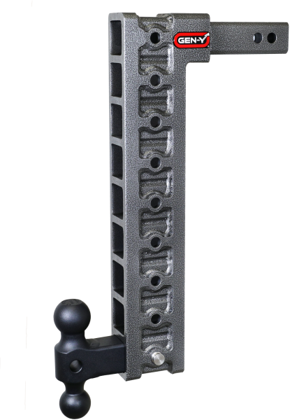 Gen Y Hitch - Mega Duty 2 Inch Shank 20 Inch Drop 1.5K TW 10K Hitch & GH-031 Dual-Ball & GH-0100 Stabilizer Kit Gen Y Hitch