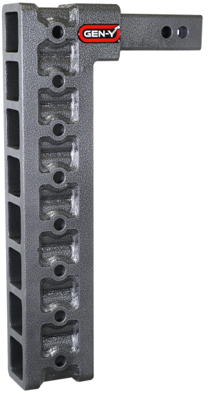 Gen Y Hitch - Mega Duty 2 Inch Shank 17.5 Inch Drop 1.5K TW 10K Hitch & GH-0100 Stabilizer Kit Gen Y Hitch