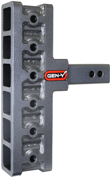 Gen Y Hitch - Mega Duty 2 Inch Offset Shank 5 Inch Rise 7.5 Inch Drop 2K TW 16K Hitch Only Gen Y Hitch