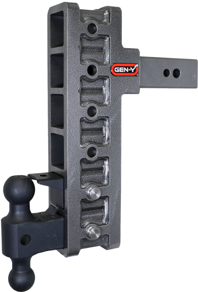 Gen Y Hitch - Mega Duty 2.5 Inch Offset Shank 3 Inch Rise, 12 Inch Drop 3.5K TW 32K Hitch & GH-0161 Dual-Ball & GH-0162 Pintle Lock Gen Y Hitch