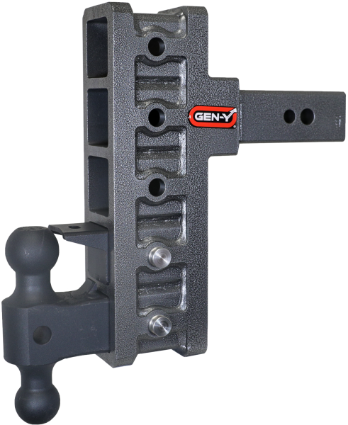 Gen Y Hitch - Mega Duty 2.5 Inch Offset Shank 3 Inch Rise, 9 Inch Drop 3.5K TW 32K Hitch & GH-0161 Dual-Ball & GH-0162 Pintle Lock Gen Y Hitch