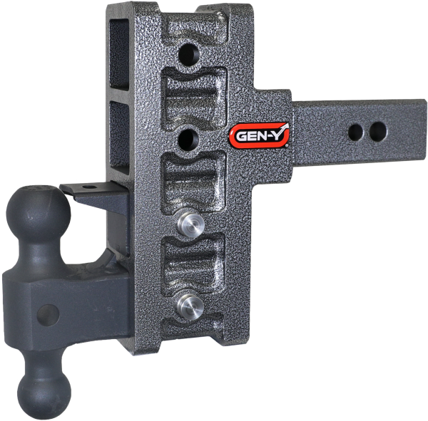 Gen Y Hitch - Mega Duty 2.5 Inch Offset Shank 3 Inch Rise, 6 Inch Drop 3.5K TW 32K Hitch & GH-0161 Dual-Ball & GH-0162 Pintle Lock Gen Y Hitch