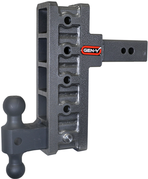 Gen Y Hitch - Mega Duty 2.5 Inch Offset Shank 3 Inch Rise, 9 Inch Drop 3.5K TW 32K Hitch & GH-0161 Dual-Ball Gen Y Hitch