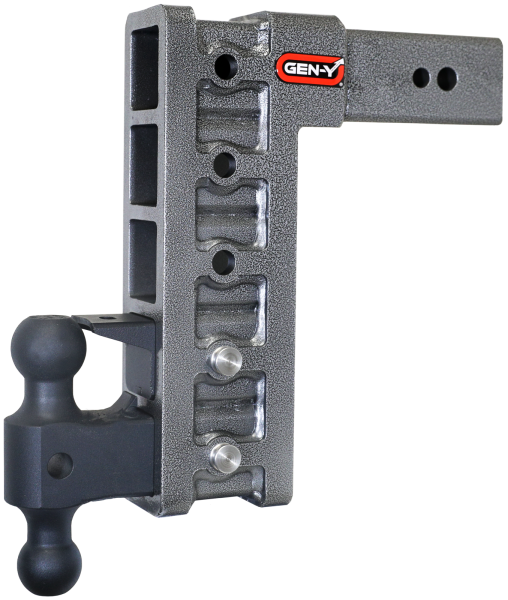 Gen Y Hitch - Mega Duty 3 Inch Shank 12 Inch Drop 3.5K TW 32K Hitch & GH-0161 Dual-Ball & GH-0162 Pintle Lock Gen Y Hitch