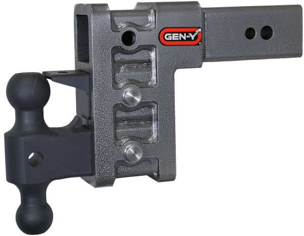 Gen Y Hitch - Mega Duty 3 Inch Shank 6 Inch Drop 3.5K TW 32K Hitch & GH-0161 Dual-Ball & GH-0162 Pintle Lock Gen Y Hitch