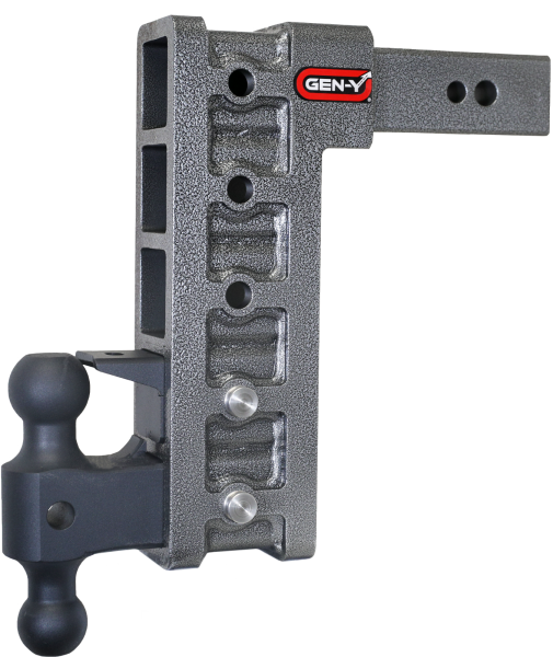Gen Y Hitch - Mega Duty 2.5 Inch Shank 12 Inch Drop 3.5K TW 32K Hitch & GH-0161 Dual-Ball & GH-0162 Pintle Lock Gen Y Hitch