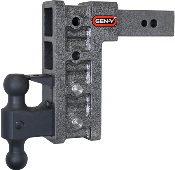 Gen Y Hitch - Mega Duty 2.5 Inch Shank 9 Inch Drop 3.5K TW 32K Hitch & GH-0161 Dual-Ball & GH-0162 Pintle Lock Gen Y Hitch