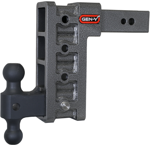 Gen Y Hitch - Mega Duty 2.5 Inch Shank 9 Inch Drop 3.5K TW 32K Hitch & GH-0161 Dual-Ball Gen Y Hitch