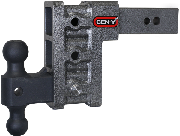 Gen Y Hitch - Mega Duty 2.5 Inch Shank 6 Inch Drop 3.5K TW 32K Hitch & GH-0161 Dual-Ball Gen Y Hitch