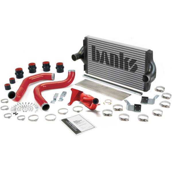 Banks Power - Intercooler System W/Boost Tubes Tubes (red powder-coated) 99 Ford 7.3L Banks Power