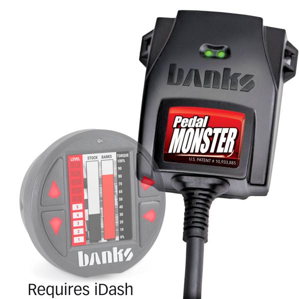 Banks Power - PedalMonster, Throttle Sensitivity Booster for use with existing iDash and/or Derringer for many Cadillac, Chevy/GMC