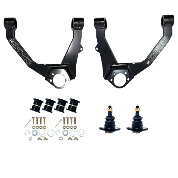 KRYPTONITE PRODUCTS - Kryptonite Upper Control Arm Kit for 1/2 Ton 6-Lug Chevy/GMC Trucks 2014–2018