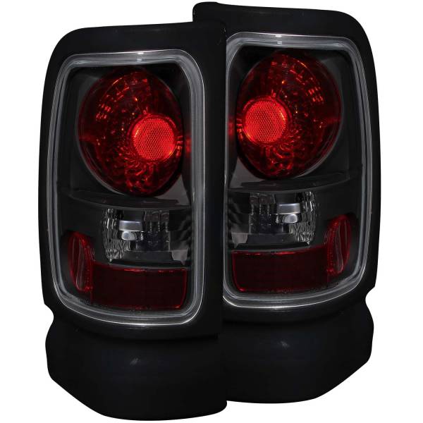 ANZO USA - Tail Light Set Dark Smoke Lens Pair Dodge Ram 1500 1994-2001, 2500/3500 1994-2002 ANZO USA