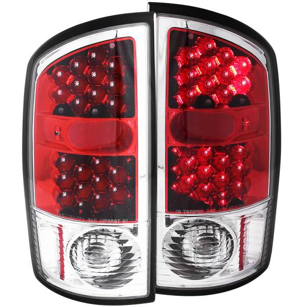 ANZO USA - Tail Light Set Red/Clear Lens Pair Dodge Ram 1500 2002-2006, 2500/3500 2003-2006 ANZO USA