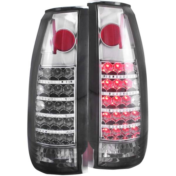 ANZO USA - Tail Light Set LED Smoke Lens Pair Chevy/GMC/Cadillac Trucks/SUVs 1988-2000 ANZO USA