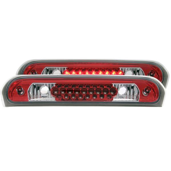 ANZO USA - Center High Mount Stop Light LED Red/Clear Lens Dodge Ram 1500/2500/3500 2002-2008, 4500/5500 2008 ANZO USA