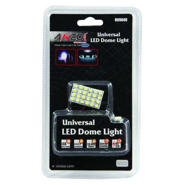 ANZO USA - Dome Light Bulb 24 SMD Universal 1.25 Inch X .75 Inch Includes 24 LEDS ANZO USA