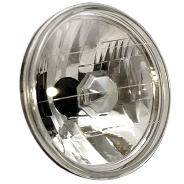 ANZO USA - Universal Halogen Headlight Replacement Incl. Removable H4 Halogen Bulb Round Replaces 7 Inch H4 Sealed Beam Unit Plugs Into Oe Harness Sold Individually ANZO USA