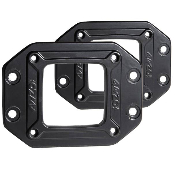 ANZO USA - Headlight Bracket Rugged Vision Off Road LED Mount Brackets 3 Inch X 3 Inch Flush Mount Fits Anzo Rugged 881045 & 881052 3x3 LED Lights ANZO USA