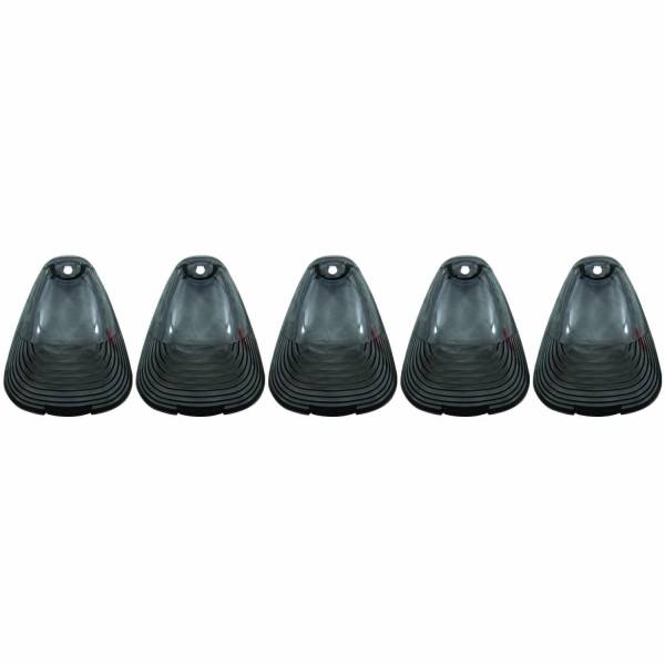 ANZO USA - Roof Marker Light Smoke Lens 5 Pc. LED Replacement For Factory Cab Lights Only Does Not Include Harness Ford F-250/F-350 Super Duty 1999-2015, Ford F-450 Super Duty 2008-2015 ANZO USA
