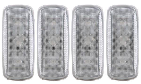 ANZO USA - Side Marker Light Assembly LED Dually Fender Lights Clear Lens LED Replacement Kit For Factory Fender Lights LED Replacement Kit For Factory Fender Lights Only Dodge Ram 3500 2010, Ram 2500 2012-2013, Ram 3500 2011-2015 ANZO USA