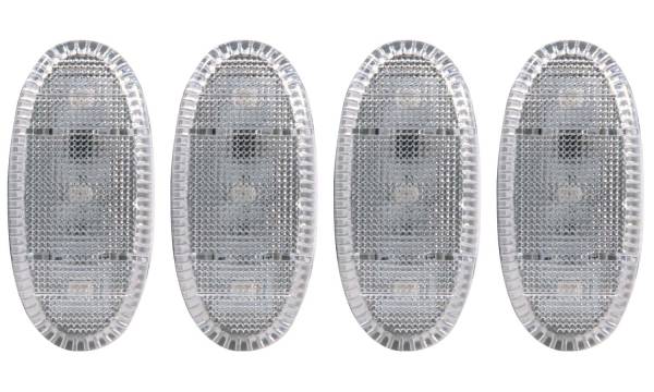 ANZO USA - Side Marker Light Assembly LED Dually Fender Lights Clear Lens LED Replacement Kit Ford F-350 Super Duty/F-450 Super Duty 2011-2016 ANZO USA