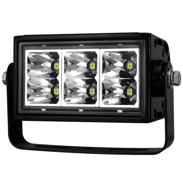 ANZO USA - Rugged Vision Off Road LED Light Bar Rectangle 4 Inch 6 LEDS High Output Weather Resistant Housing ANZO USA