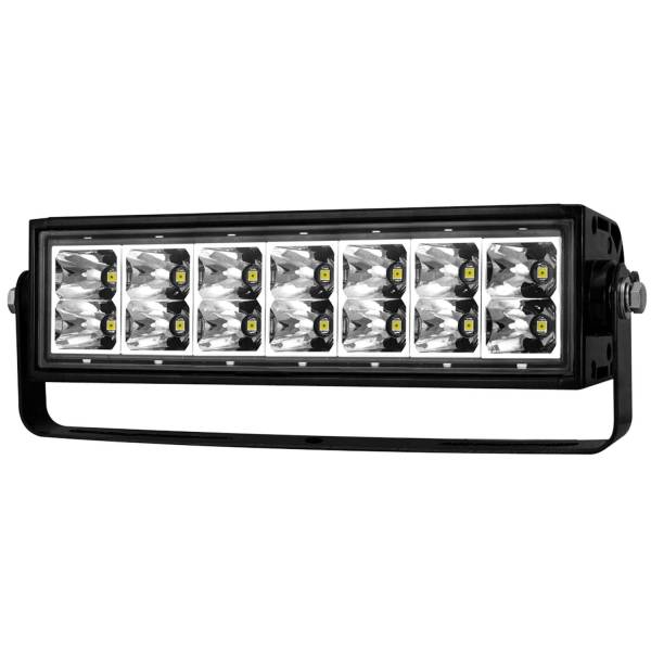 ANZO USA - Rugged Vision Off Road LED Light Bar Rectangle 10 Inch 14 LEDS High Output Weather Resistant Housing ANZO USA