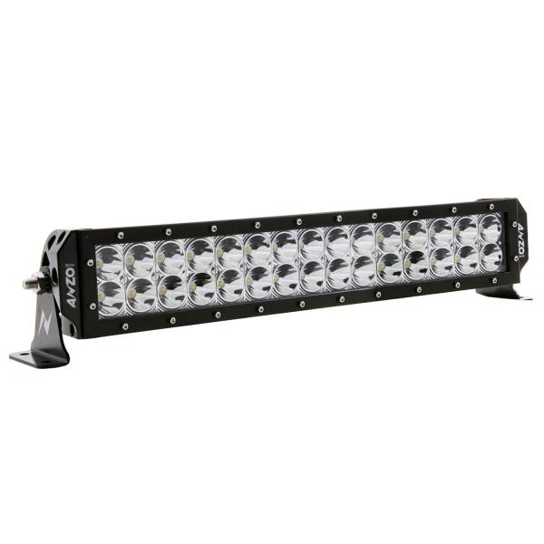 ANZO USA - Rugged Vision Off Road LED Light Bar Rectangle 20 Inch 3W High Intensity LED Spot 90W / 5700 Raw Lumen Output ANZO USA