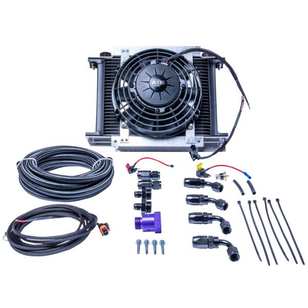 ATS Diesel Performance - ATS Auxiliary Transmission Cooler Kit With 3/8 Inch Lines