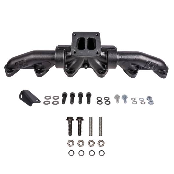 ATS Diesel Performance - ATS Pulse Exh Manfld 98.5-2002 5.9L 24V Cummins 3-Pc T3 w/ Turbo Flange Hardware