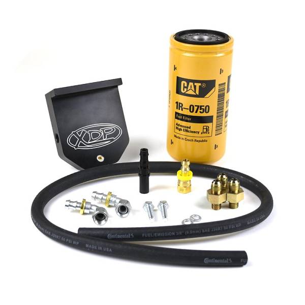 XDP Xtreme Diesel Performance - Fuel Filter Adapter With CAT 1R-0750 Filter 10-18 Dodge Cummins 6.7L CAT Filter Adapter XD381 XDP