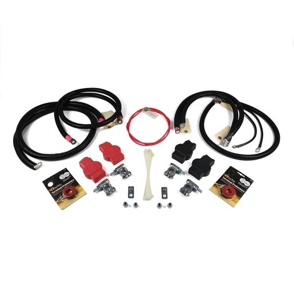 XDP Xtreme Diesel Performance - XDP HD Repl Battery Cable Set XD429 For 2008-2010 Ford 6.4L Powerstroke