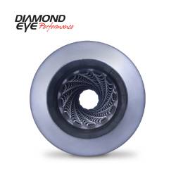Diamond Eye Performance - Diamond Eye Performance PERFORMANCE DIESEL EXHAUST PART-4in. ALUMINIZED PERFORMANCE LOUVERED MUFFLER-26i 460002 - Image 2
