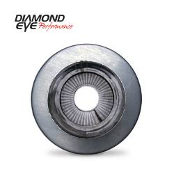 Diamond Eye Performance - Diamond Eye Performance, 5" PERFERATED HIGH FLOW- STRAIGHT THROUGH PERFORMANCE MUFFLER - 5" x 5" x 30" - T409 STAINLESS STEEL - Polished - 70050 - Image 2