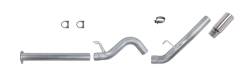 Diamond Eye Performance - Diamond Eye Performance 2011-2014 FORD 6.7L POWERSTROKE F250/F350 4" DPF BACK SINGLE ALUMINIZED K4376A - Image 2