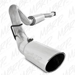 MBRP Exhaust - MBRP Exhaust 4" Cat Back, Single Side, Aluminized Steel 2001-2005 Chevy GMC Duramax 6.6 - Image 2