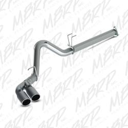 MBRP Exhaust 4" Filter Back, Dual Outlet Single Side, T409