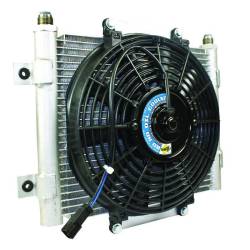 BD Diesel Xtrude Core Heavy Duty Trans Cooler w/Fan & -10 JIC Male Connection 1300611